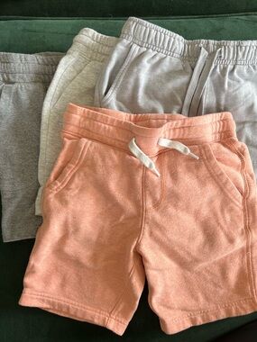 Four Pairs Drawstring Sweat Shorts